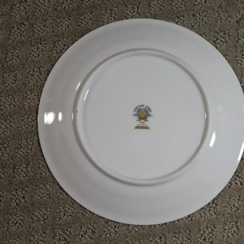 Set of 3 Noritake China ROSALES 5790 1 Dinner Plate 10 3/8